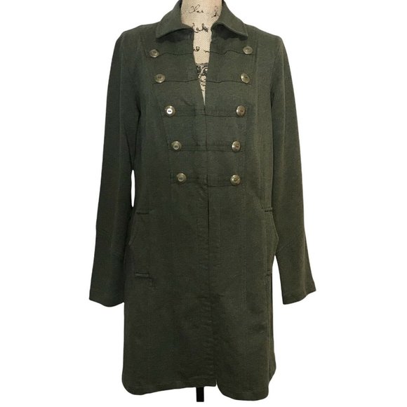 CAbi Jackets & Blazers - Cabi Cavilleri Military Style Army Green Womens Ponte Jacket Style 587 Medium